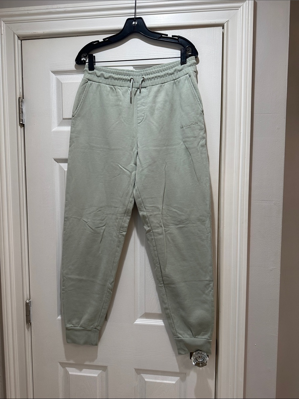 The Kooples Men's Sage Green Drawstring Joggers
